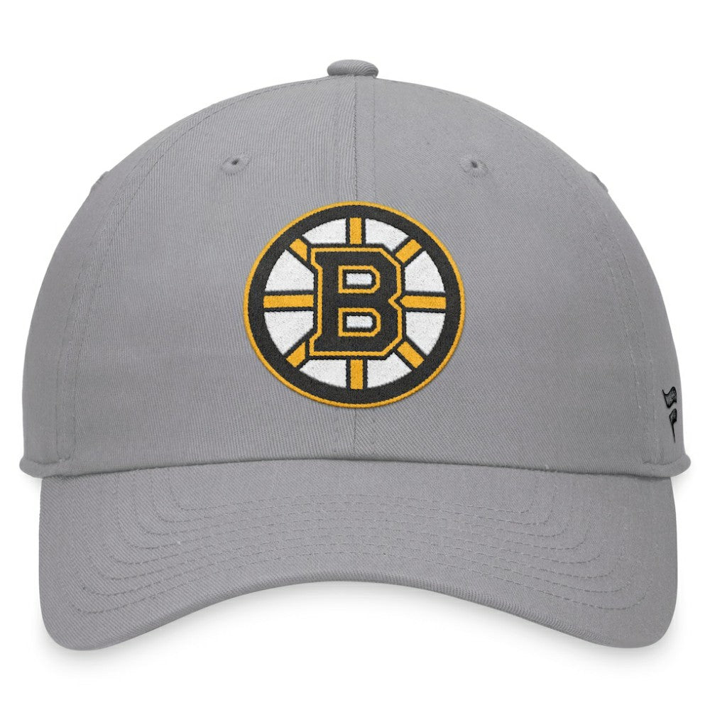 NHL Boston Bruins Fanatics Extra Time Adjustable Hat - Gray