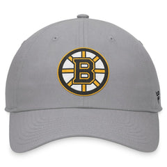 NHL Boston Bruins Fanatics Extra Time Adjustable Hat - Gray