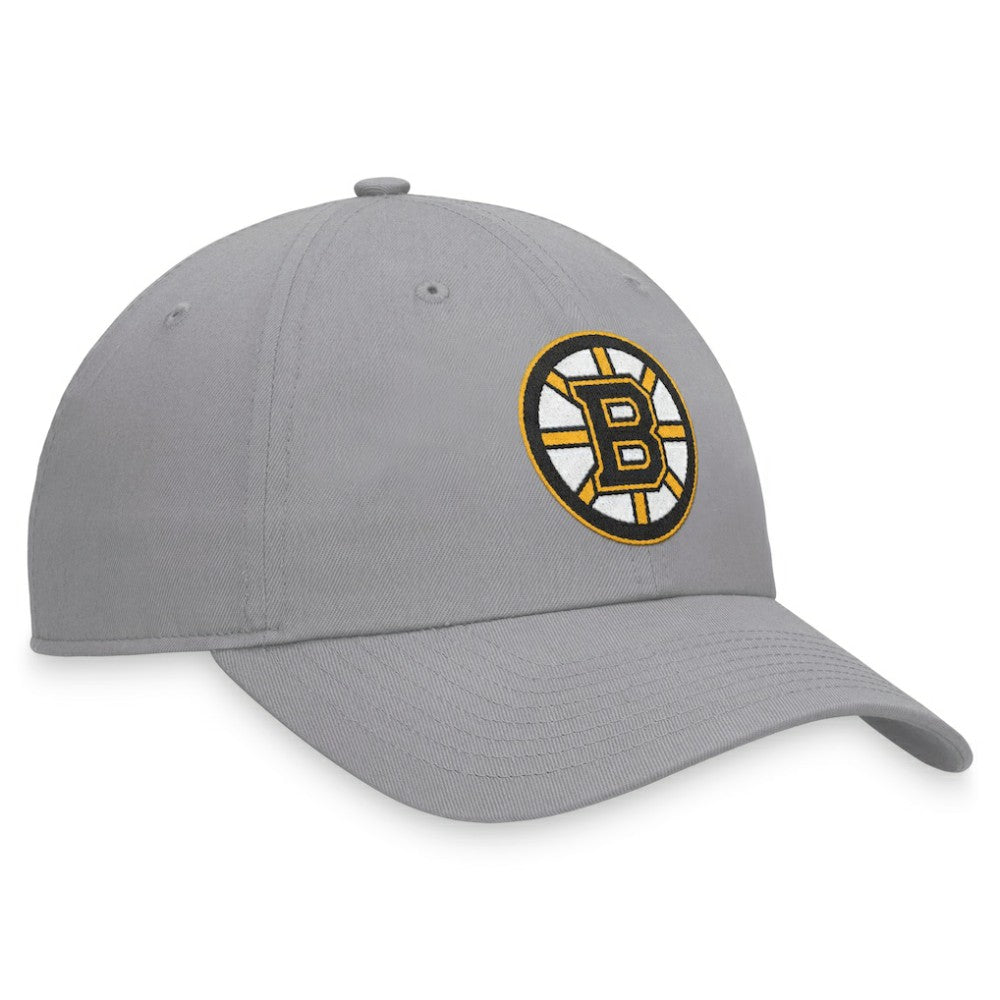 NHL Boston Bruins Fanatics Extra Time Adjustable Hat - Gray