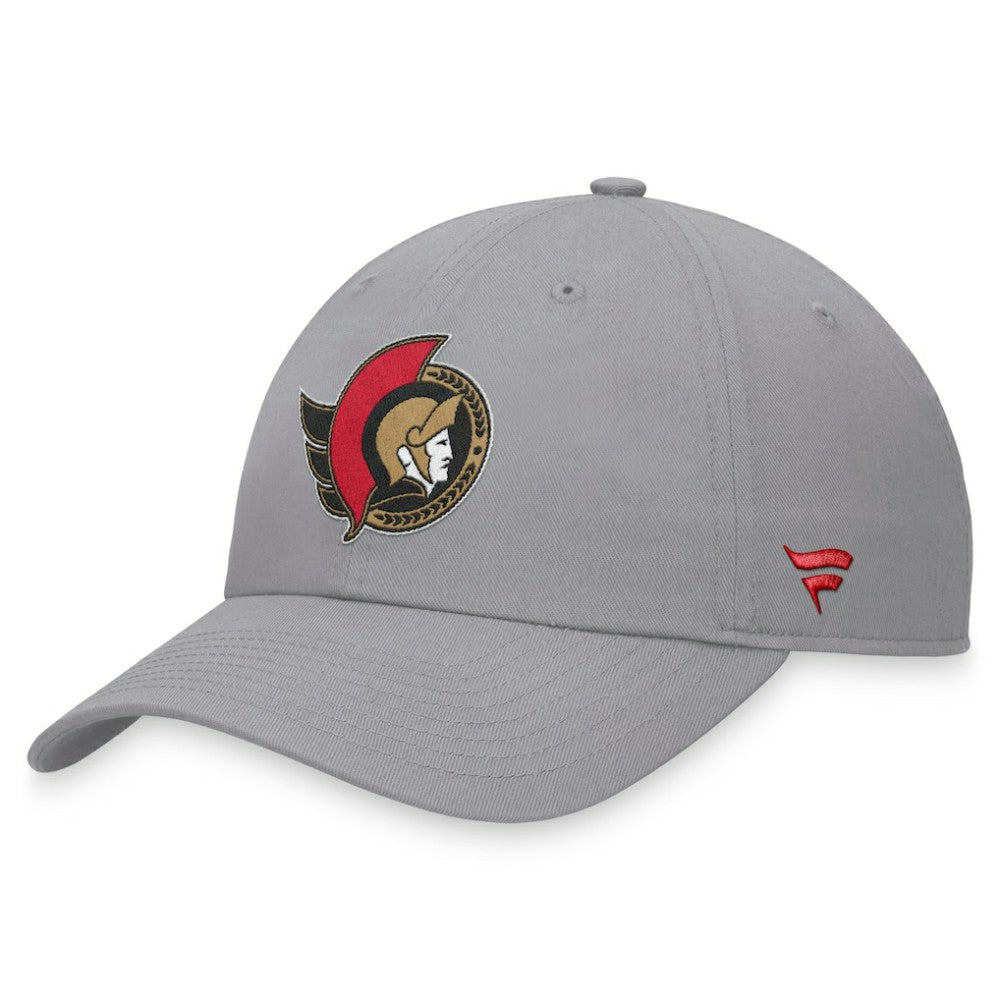 NHL Ottawa Senators Fanatics Extra Time Adjustable Hat - Gray