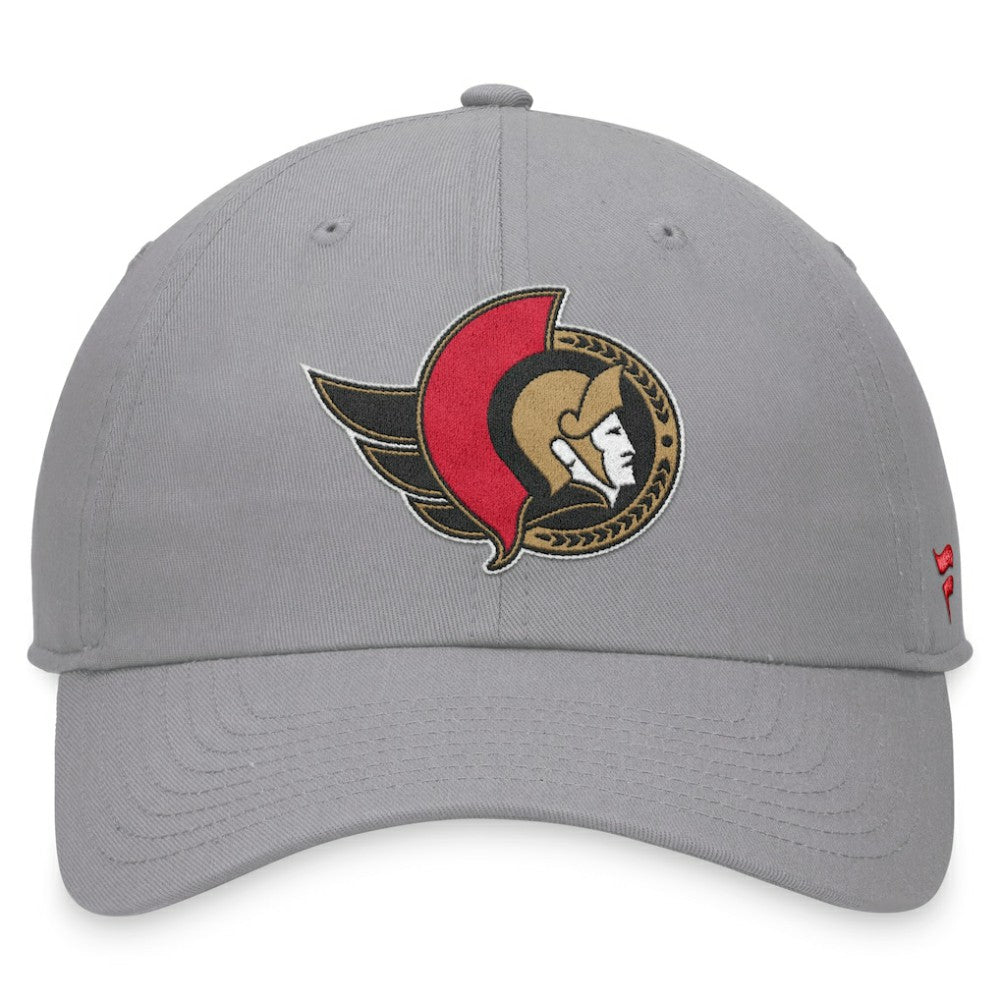 NHL Ottawa Senators Fanatics Extra Time Adjustable Hat - Gray