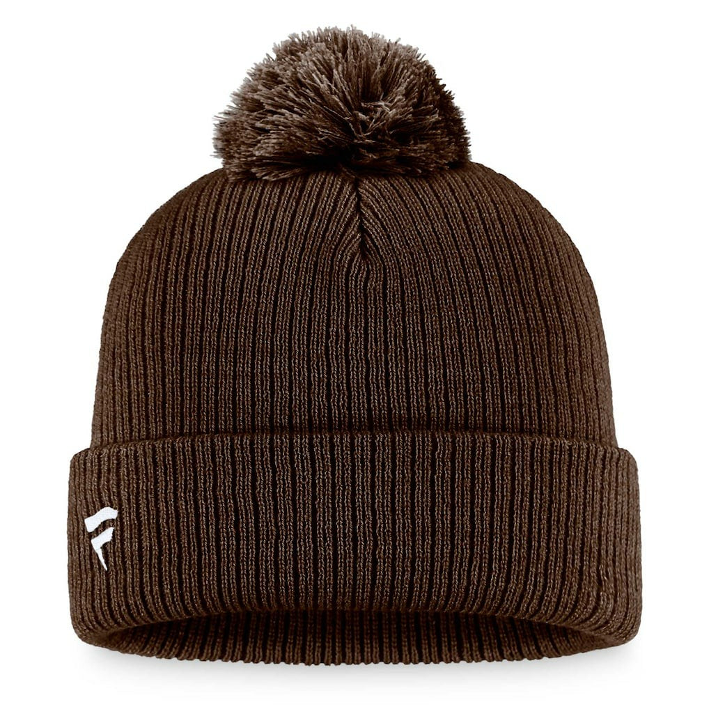 Cleveland Browns Women's Cuffed Knit Hat with Pom Brown