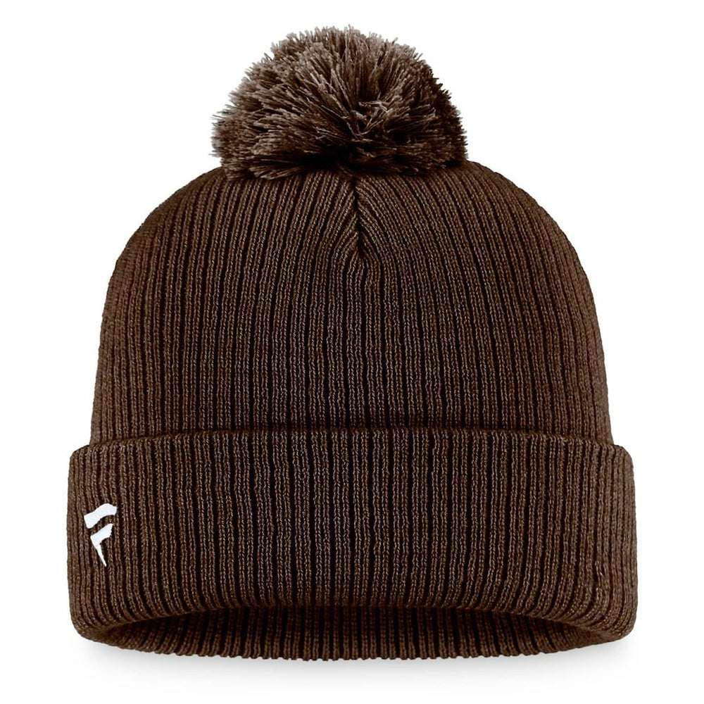 Cleveland Browns Women's Cuffed Knit Hat with Pom Brown