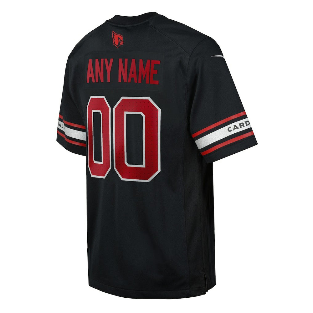 Arizona Cardinals Youth Alternate Custom Game Jersey Black