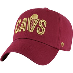 Cleveland Cavaliers '47 Core Wordmark Clean Up Adjustable Hat Wine