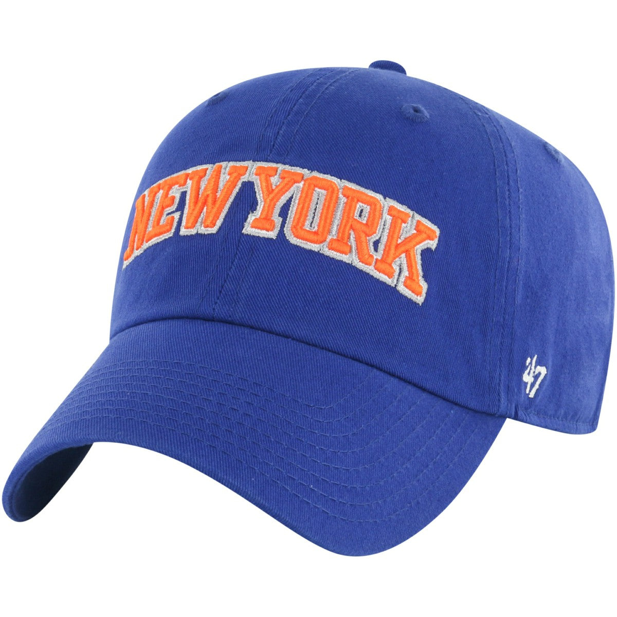 New York Knicks '47 Core Wordmark Clean Up Adjustable Hat Blue
