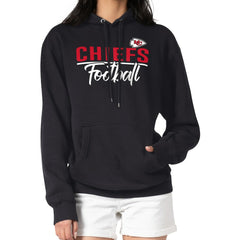 Kansas City Chiefs G-III 4Her by Carl Banks Women's Graphic Fleece Pullover Hoodie Black