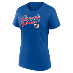 New York Giants Women's Start to Finish T-Shirt & Shorts Combo Pack Royal