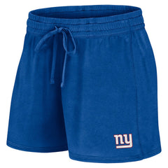 New York Giants Women's Start to Finish T-Shirt & Shorts Combo Pack Royal