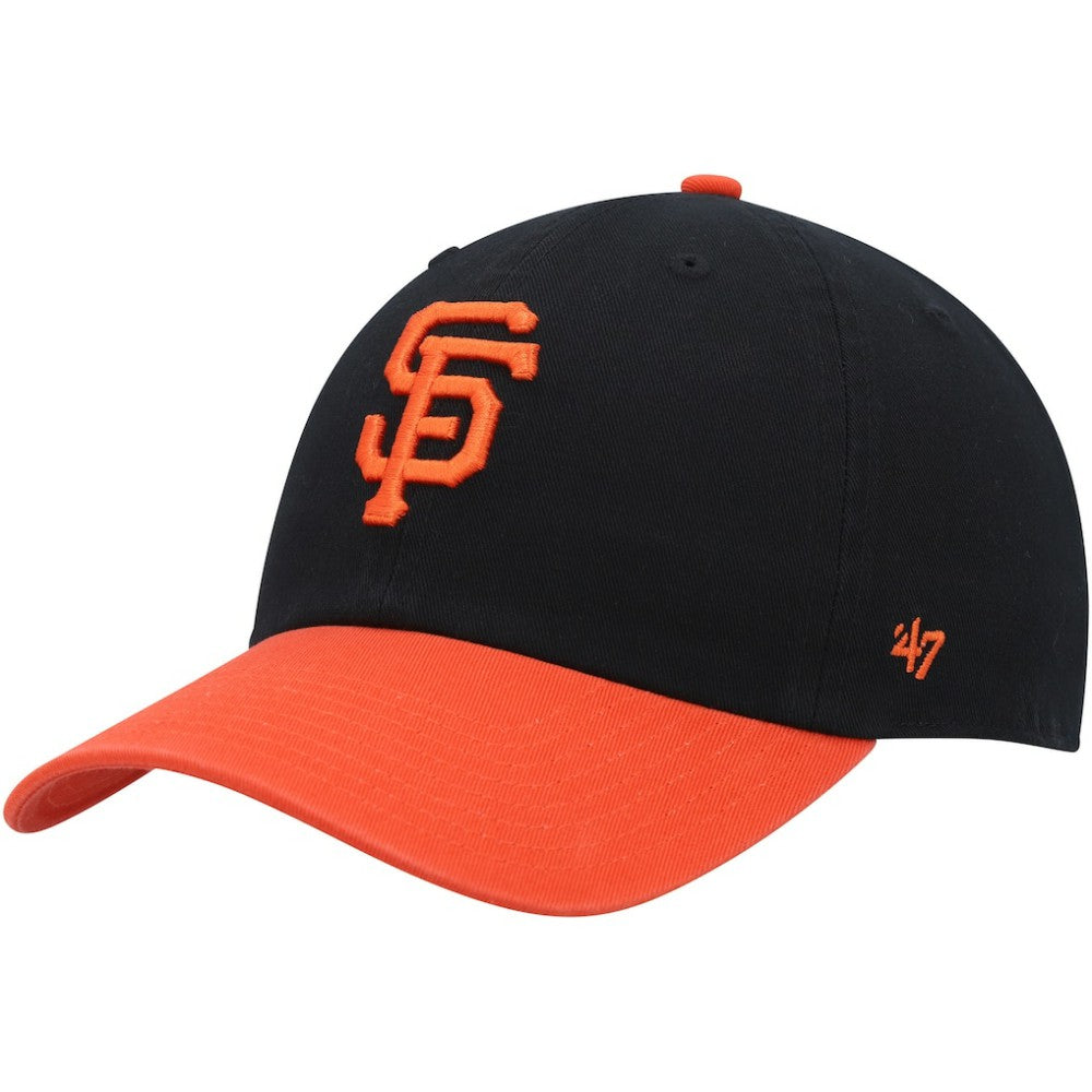 San Francisco Giants '47 Clean Up Adjustable Hat - Black/Orange Hats