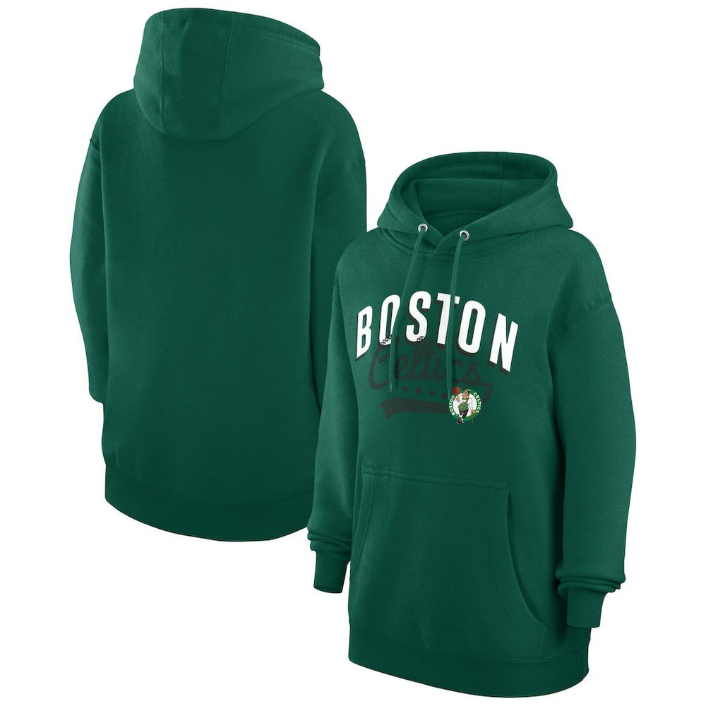 Boston Celtics G-III 4Her by Carl Banks Women's Filigree Logo Pullover Hoodie - Kelly Green