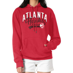 Atlanta Hawks G-III 4Her by Carl Banks Women's Filigree Logo Pullover Hoodie - Red