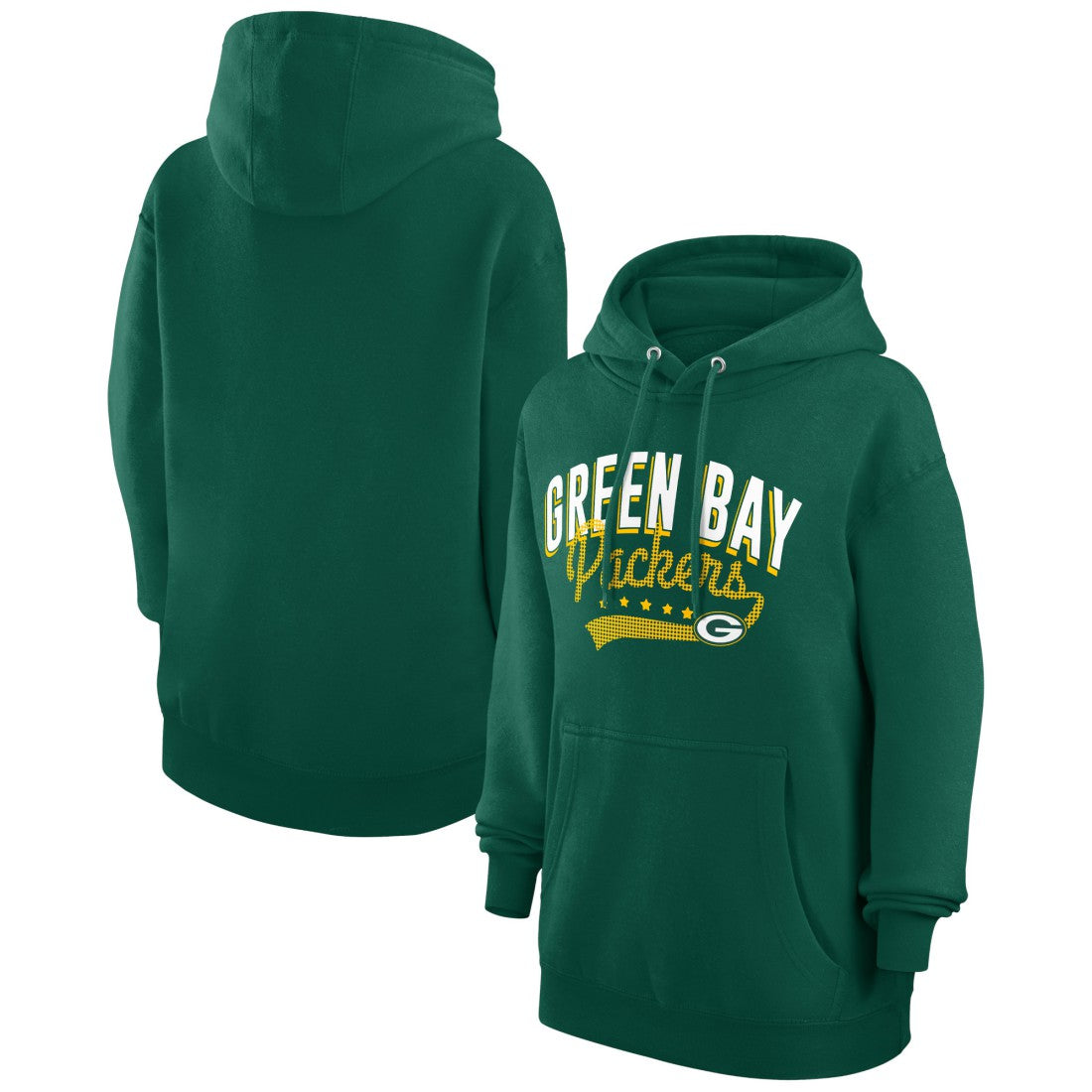 Green Bay Packers G-III 4Her by Carl Banks Women's Filigree Logo Pullover Hoodie – Green