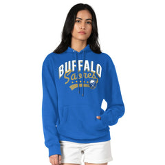 NHL Buffalo Sabres G-III 4Her by Carl Banks Women's Filigree Logo Pullover Hoodie – Royal