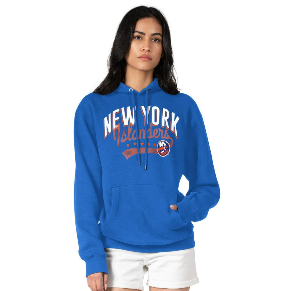 NHL New York Islanders G-III 4Her by Carl Banks Women's Filigree Logo Pullover Hoodie – Royal