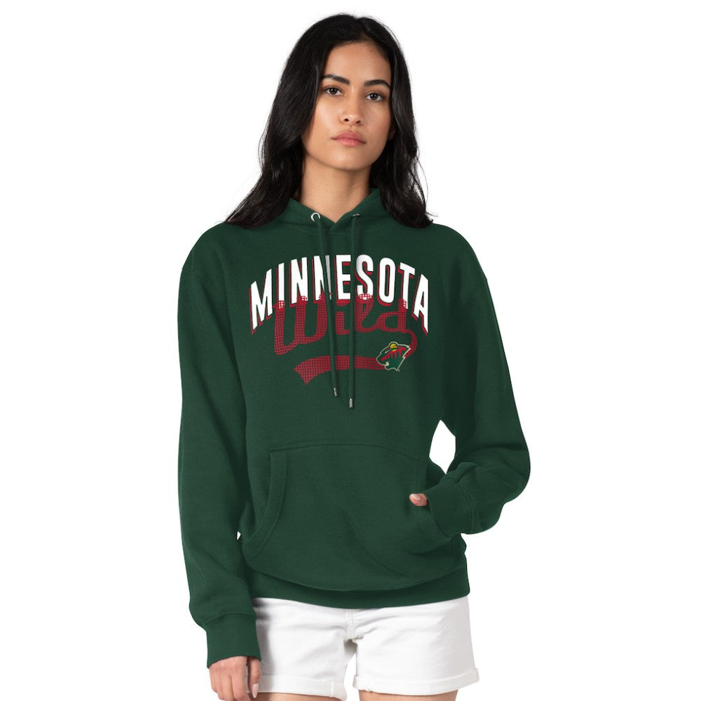 NHL Minnesota Wild G-III 4Her by Carl Banks Women's Filigree Logo Pullover Hoodie – Green