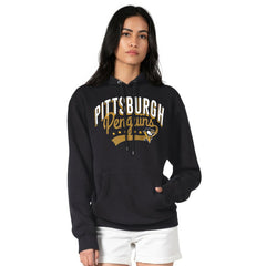 NHL Pittsburgh Penguins G-III 4Her by Carl Banks Women's Filigree Logo Pullover Hoodie – Black