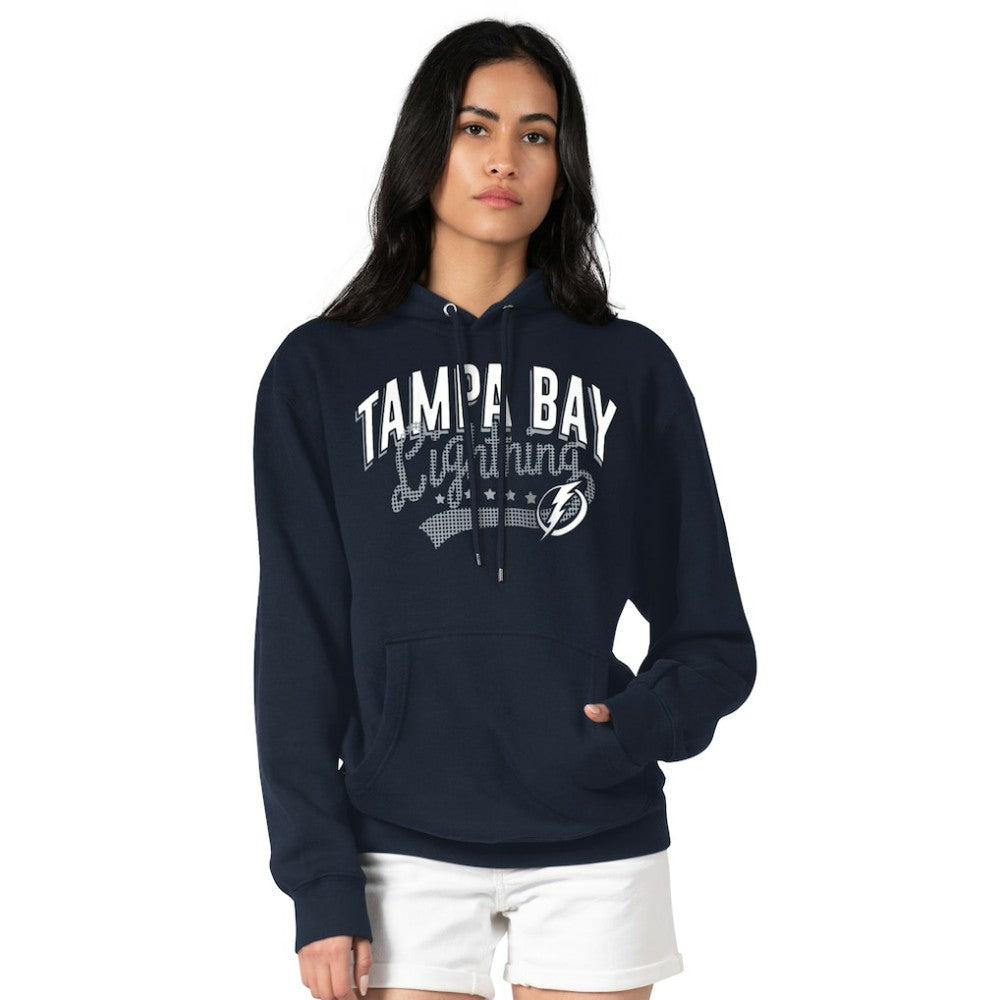 NHL Tampa Bay Lightning G-III 4Her by Carl Banks Women's Filigree Logo Pullover Hoodie – Navy
