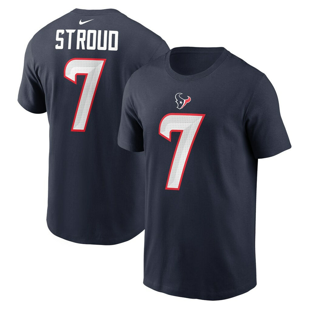 C.J. Stroud Houston Texans Youth Player Name & Number T-Shirt Navy