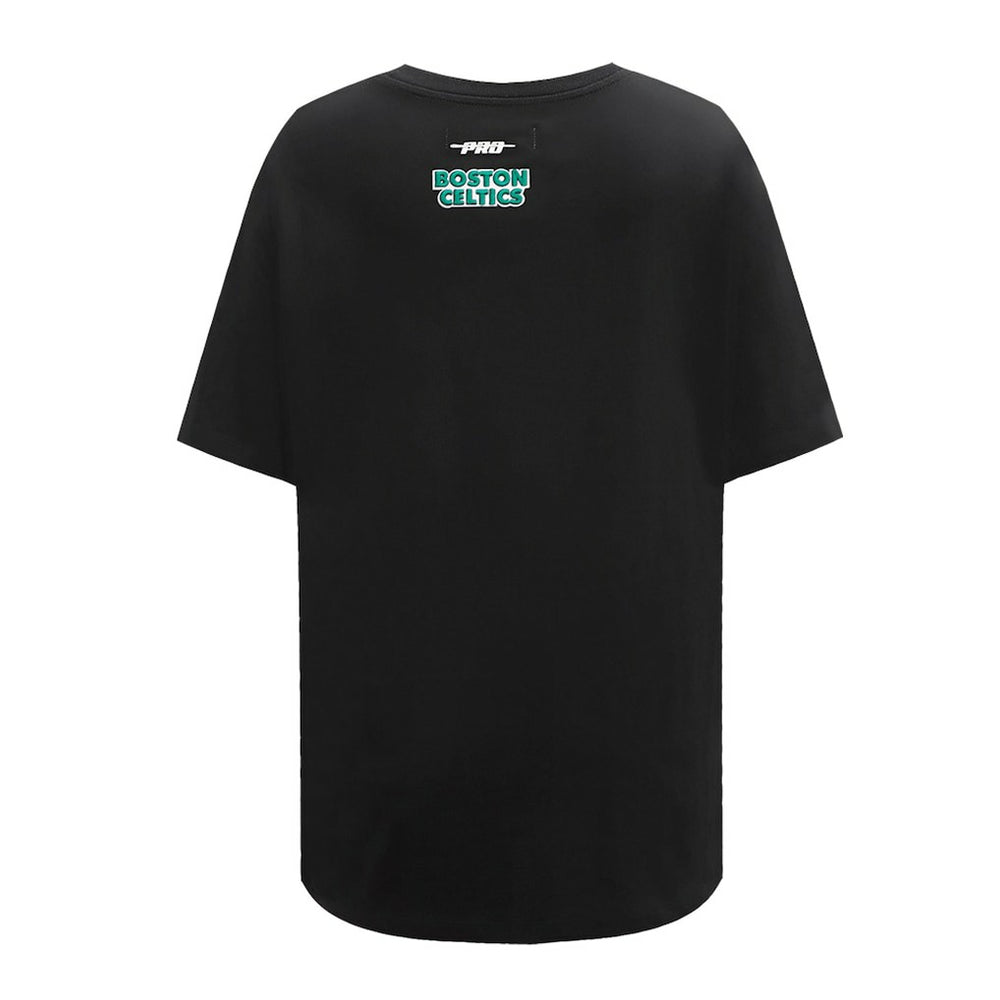 Boston Celtics Pro Standard Women's Script Boyfriend T-Shirt Black