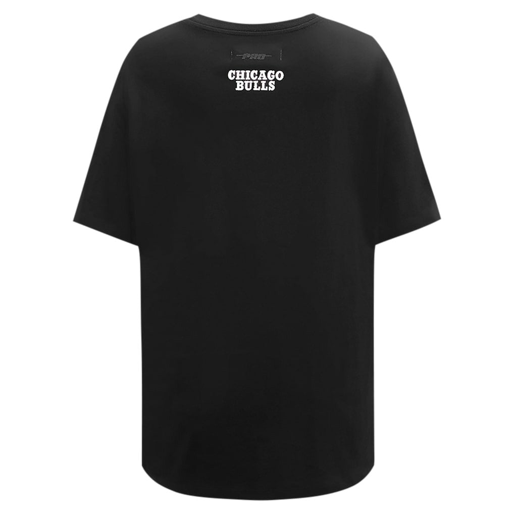 Chicago Bulls Pro Standard Women's Script Boyfriend T-Shirt Black