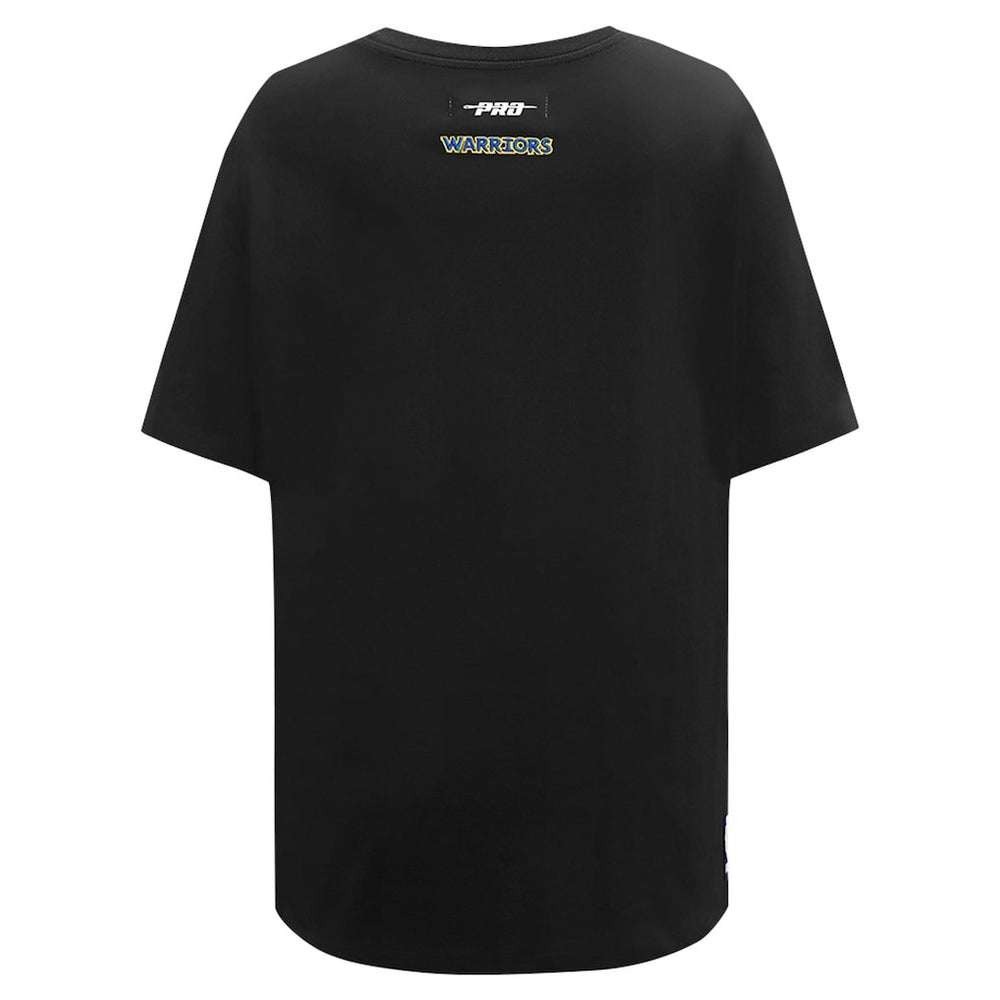 Golden State Warriors Pro Standard Women's Script Boyfriend T-Shirt Black
