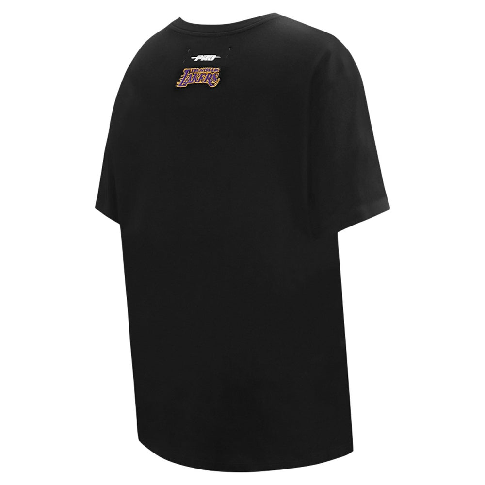 Los Angeles Lakers Pro Standard Women's Script Boyfriend T-Shirt Black