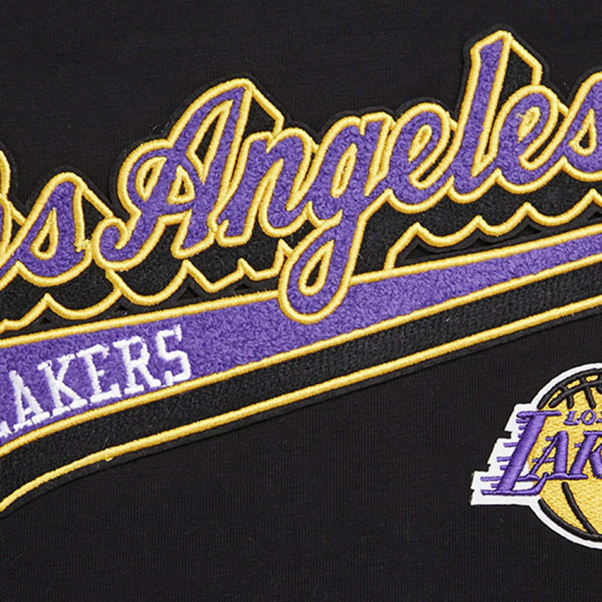 Los Angeles Lakers Pro Standard Women's Script Boyfriend T-Shirt Black