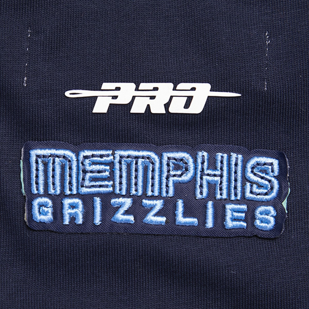 Memphis Grizzlies Pro Standard Women's Script Boyfriend T-Shirt Navy