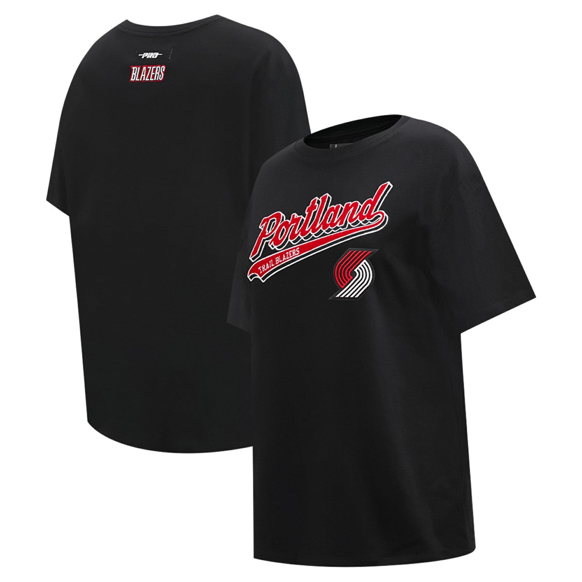 Sacramento Kings Pro Standard Women's Script Boyfriend T-Shirt Black
