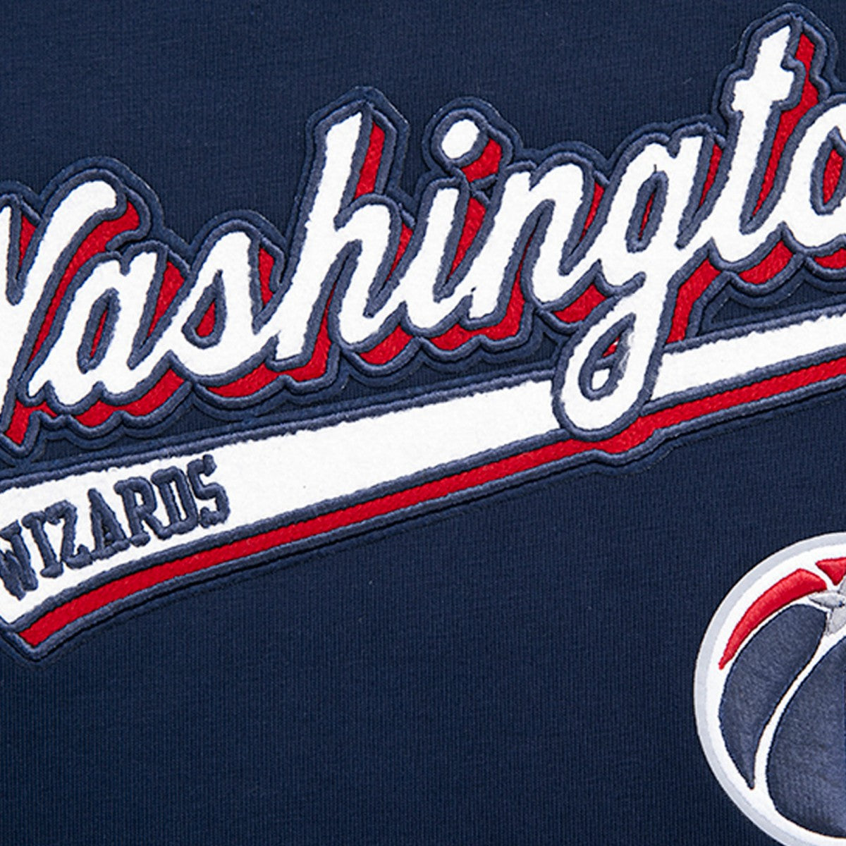 Washington Wizards Pro Standard Women's Script Boyfriend T-Shirt Navy