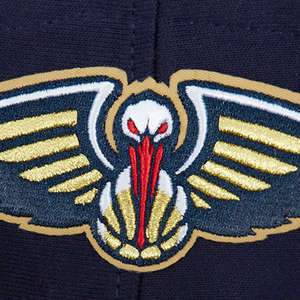 New Orleans Pelicans Pro Standard Script Tail Pullover Hoodie Navy