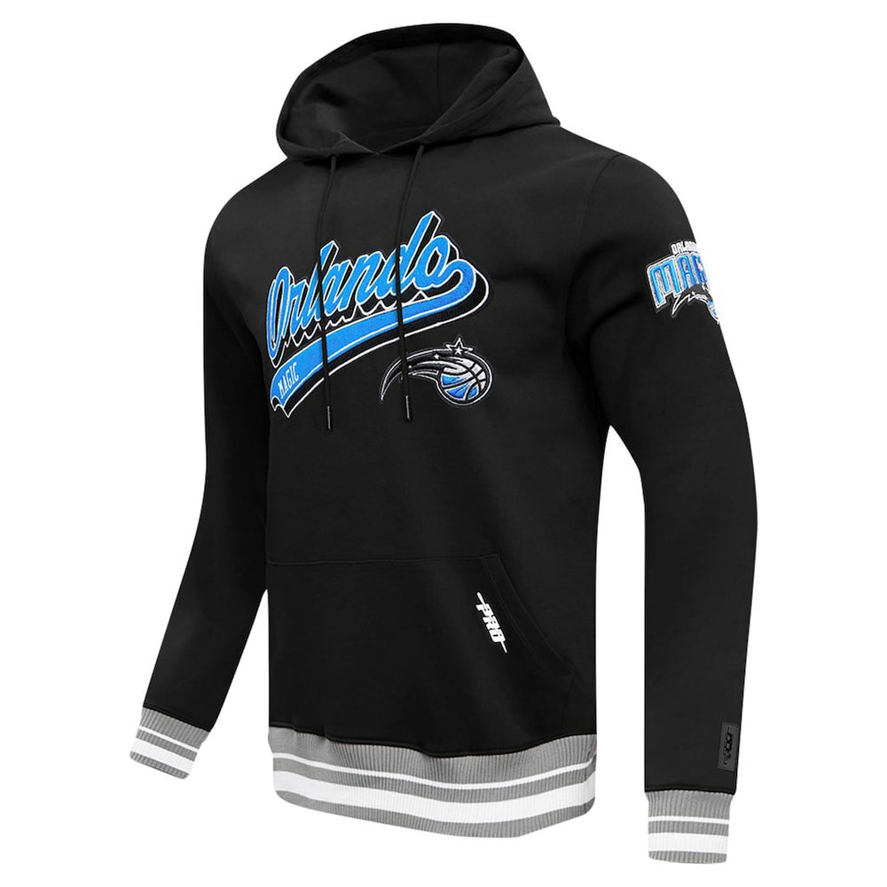 Orlando Magic Pro Standard Script Tail Pullover Hoodie Black