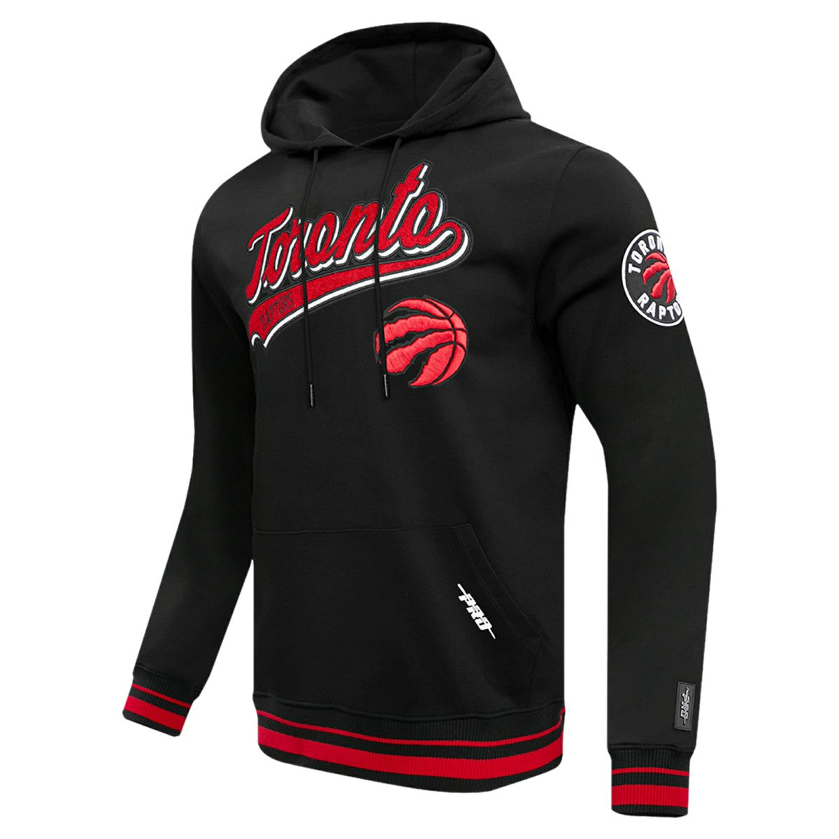 Toronto Raptors Pro Standard Script Tail Pullover Hoodie Black
