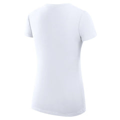 Minnesota Timberwolves G-III 4Her by Carl Banks Women's Super-Slim Fit Lightweight Filigree Logo V-Neck T-Shirt - White