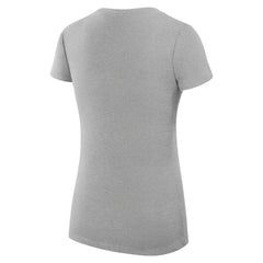 Cleveland Cavaliers G-III 4Her by Carl Banks Women's Super-Slim Fit Lightweight Filigree Logo V-Neck T-Shirt Heather Gray