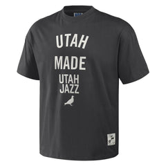 Utah Jazz NBA x Staple Heavyweight Oversized T-Shirt Anthracite