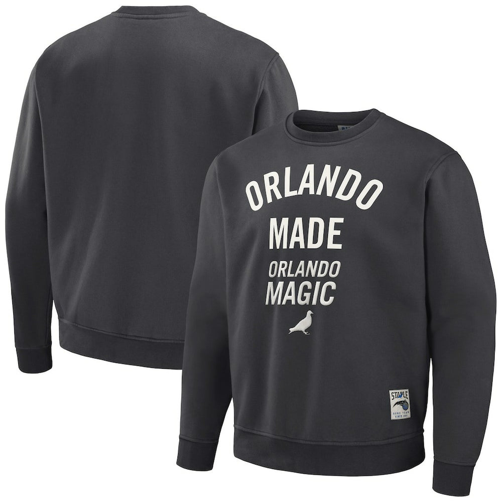 Orlando Magic NBA x Staple Plush Pullover Sweatshirt Anthracite