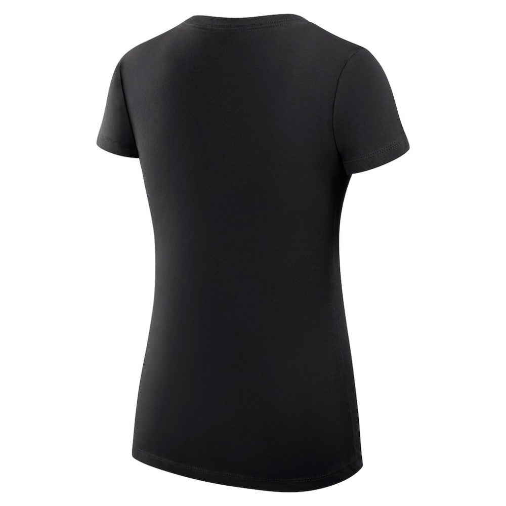 NHL Dallas Stars G-III 4Her by Carl Banks Women's Super-Slim Fit Lightweight Filigree Logo V-Neck T-Shirt – Black