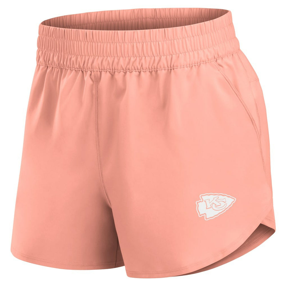 Kansas City Chiefs Women's Front Office Woven Shorts Coral