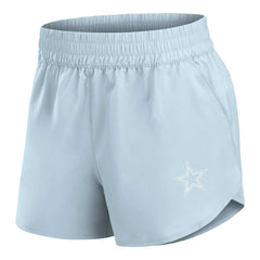 Dallas Cowboys Women's Front Office Woven Shorts Gray