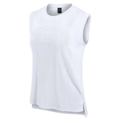 Carolina Panthers Women's Studio Gym Tank Top White