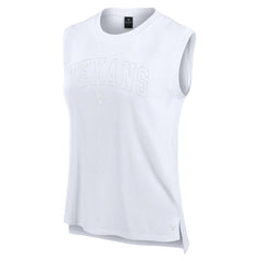 Houston Texans Women's Studio Gym Tank Top White