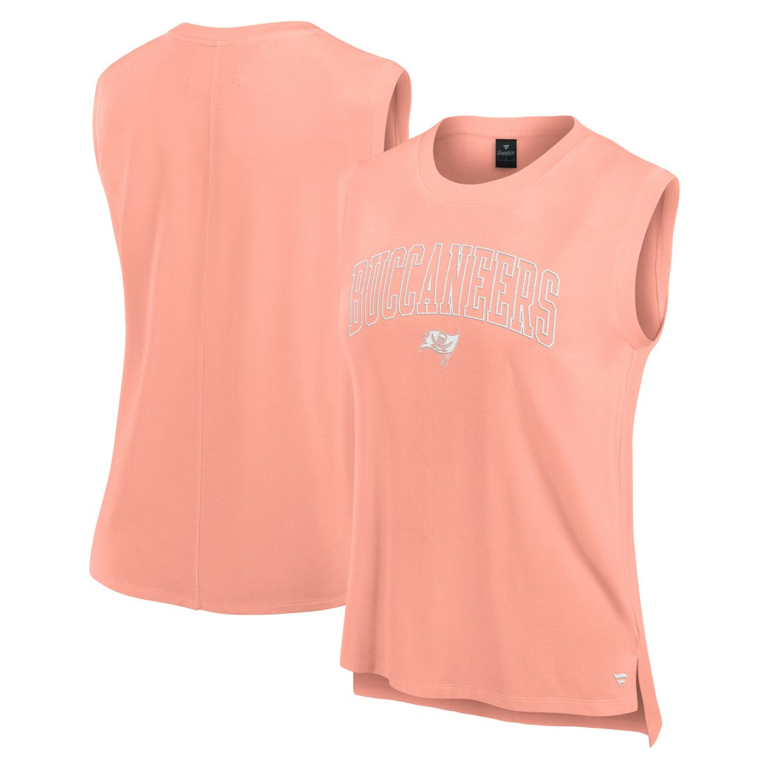 Tampa Bay Buccaneers Women's Studio Gym Tank Top Coral