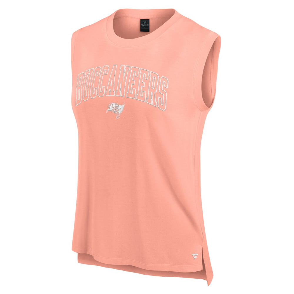 Tampa Bay Buccaneers Women's Studio Gym Tank Top Coral