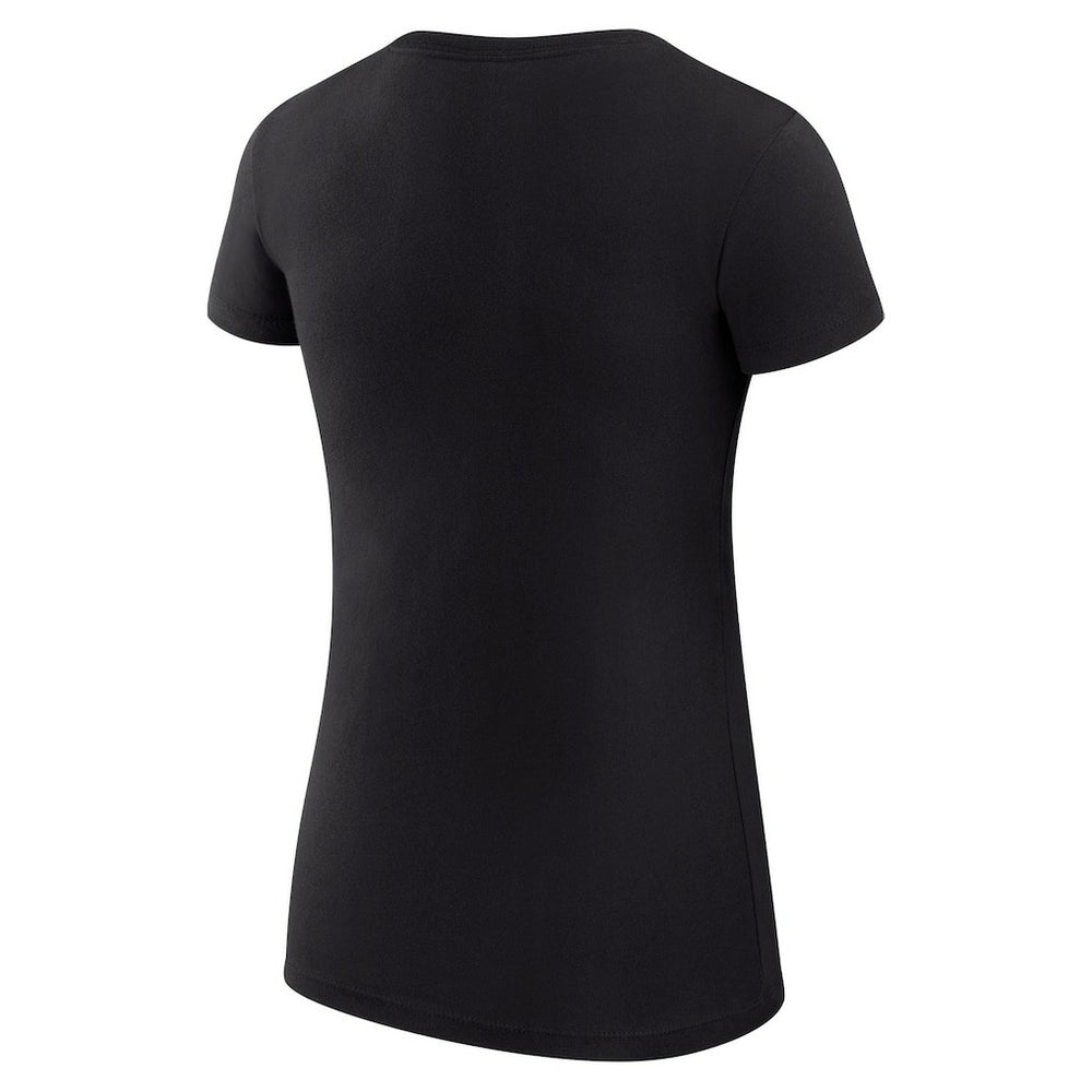 Golden State Warriors G-III 4Her by Carl Banks Women's Super-Slim Fit Lightweight Filigree Logo T-Shirt - Black