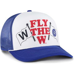 Chicago Cubs '47 Retro Region Foam Trucker Adjustable Hat - Royal Hats