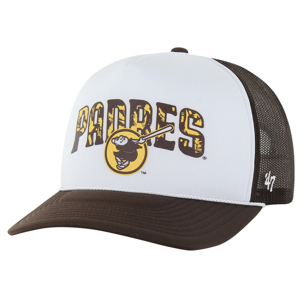 San Diego Padres '47 Retro Region Foam Trucker Adjustable Hat - Brown Hats