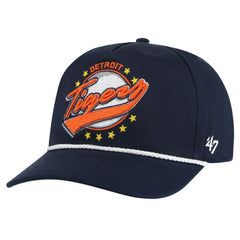 Detroit Tigers '47 Wax Pack Collection Premier Hitch Adjustable Hat - Navy Hats
