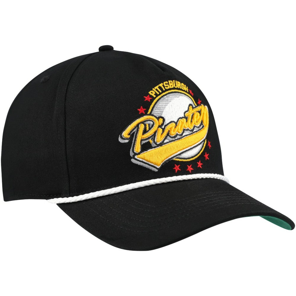 Pittsburgh Pirates '47 Wax Pack Collection Premier Hitch Adjustable Hat - Black Hats